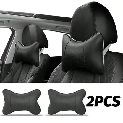Auto Safety Car Seat Headrest with Breathable Mesh Relax Pillow Head And Neck Rest Cushion Auto Protector - Urbizia