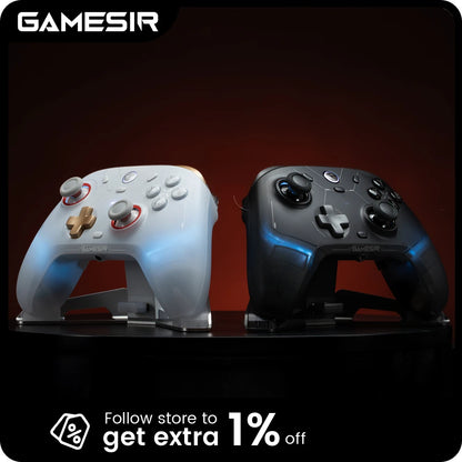 GameSir Cyclone 2 Wireless Controller for Nintendo Switch 2 / PC / Mobile, Bluetooth Gamepad with Hall Sensor Triggers