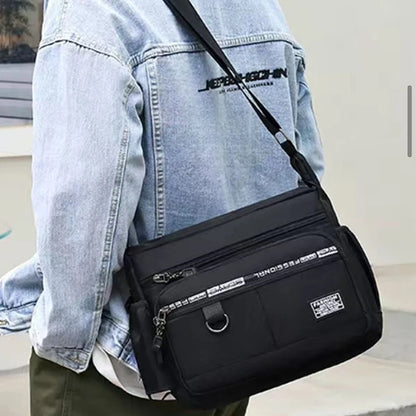 Durable Multi-Pocket Business Bag Shoulder Bag for Men And Women Casual Business Handbag with Multiple Compartments