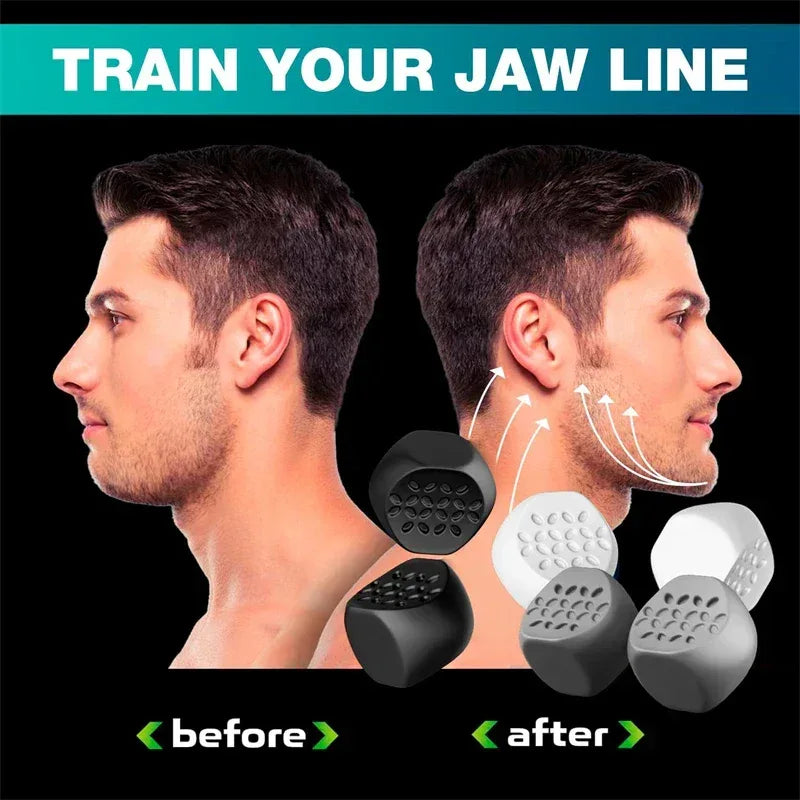 6pcs Anti-aging Jaw Exerciser Food-grade Silica Neck Face Toning Jawline Muscle Balls Slimming Face Tools Chin Cheek Lifting - Urbizia