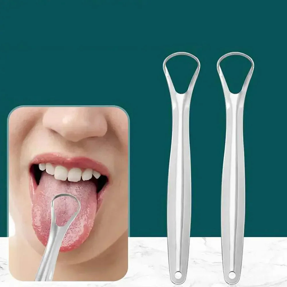 Portable Stainless Steel Tongue Scraper - Urbizia
