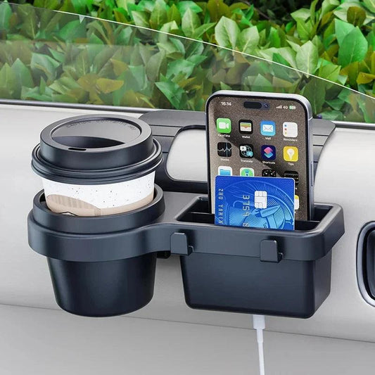 Car Door Window Cup Holder and Storage Tray