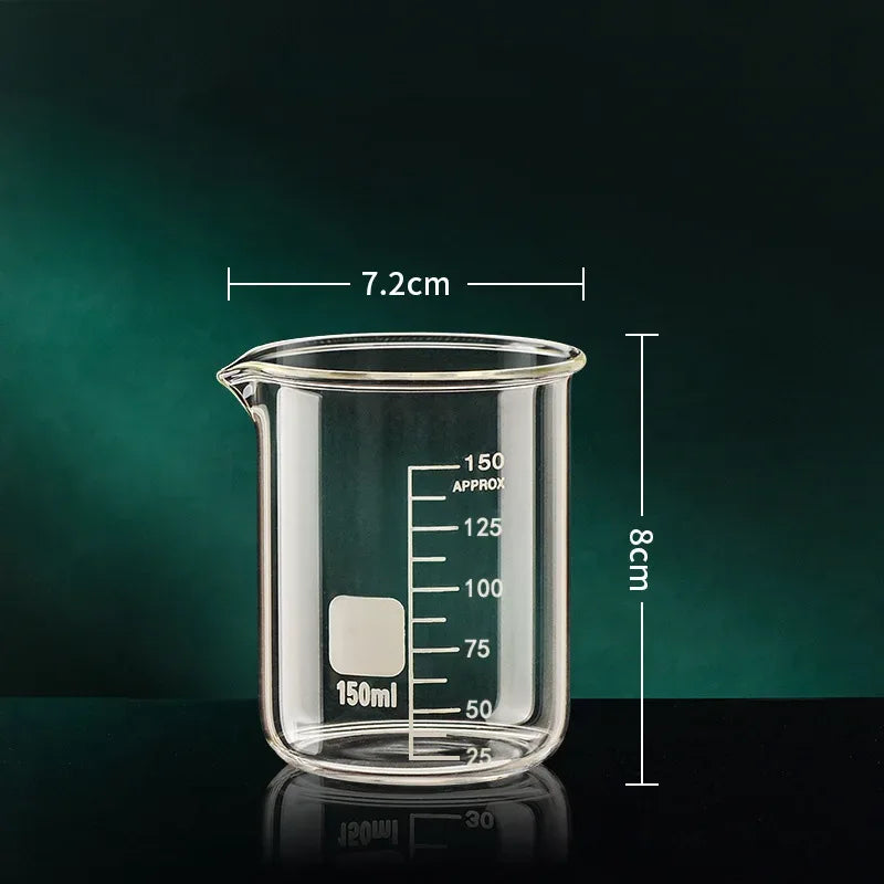 Heat Resistant Glass Measuring Cup 50–1000ml