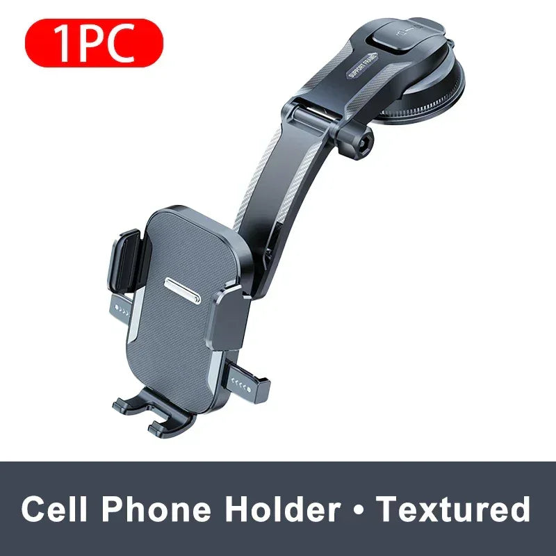 SEAMETAL Car Dashboard Phone Bracket Universal Auto Cellphone Stand For GPS Navigation Universal Desk Windshield Hanging Holder - Urbizia