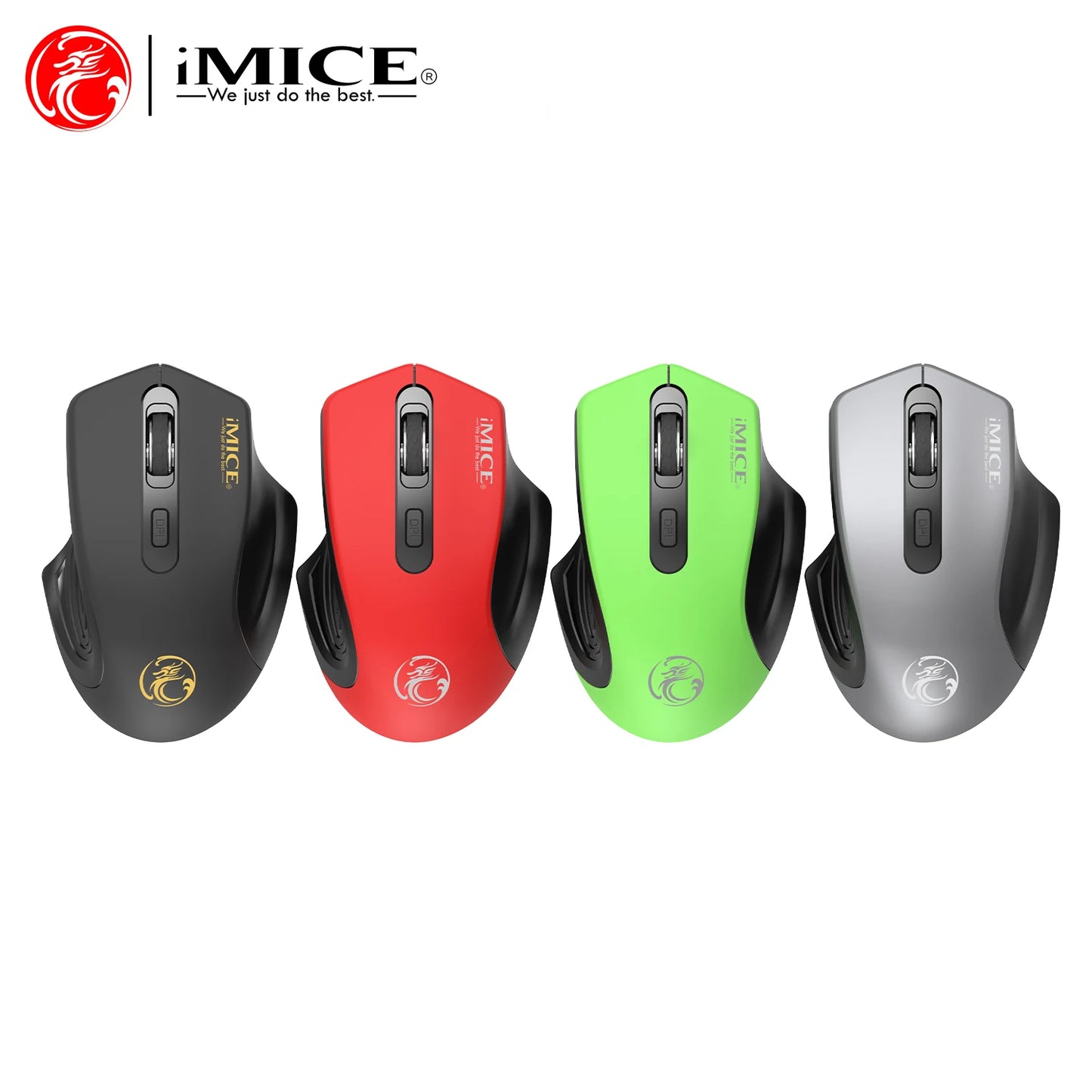 Wireless Silent Mouse 2.4G USB Battery Optical Tracking Computer Mouse Receiver Silent Mouse For Business Office Laptop Ipad Mac