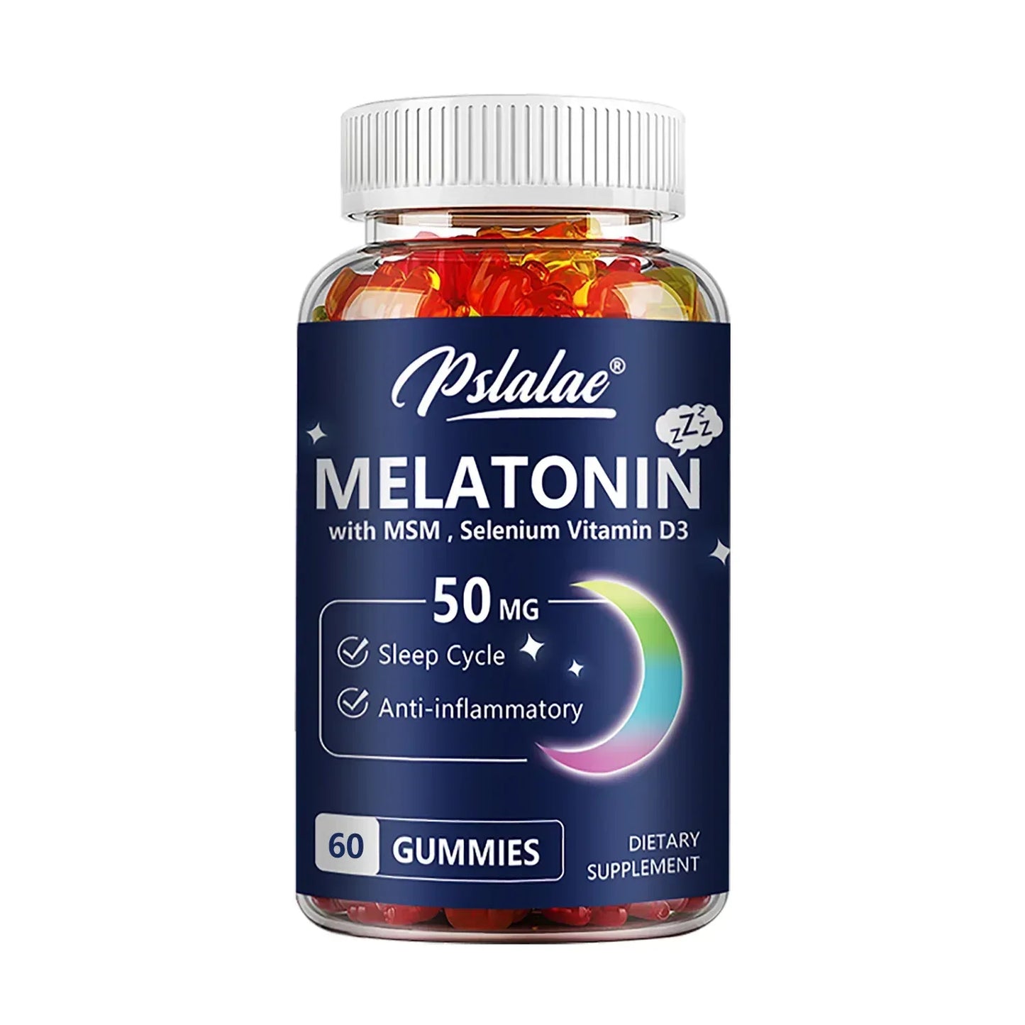 Melatonin Gummies - Sleep Aid, Improve Sleep Quality and Support Deep Sleep - 60 Gummies - Urbizia