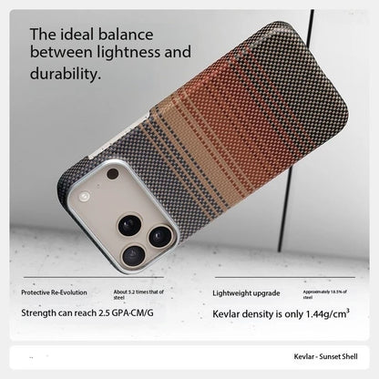 100% Kevlar Aramid Carbon Fiber Case For iPhone 17 Pro Max 17Pro With Magsafe Luxury Cover Magnetic Ultra-Thin Phone Back Case