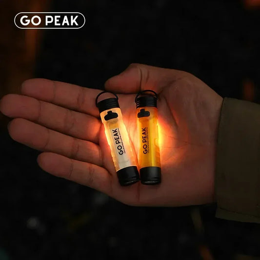GOPEAK Pocket Mini Flashlight Outdoor Key Clip Cap Ambient Led Long Endurance Disaster Relief Emergency 5050 Small Light - Urbizia