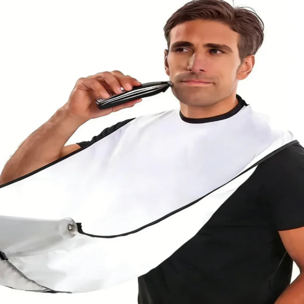 Male Shaving Apron & Beard Catcher – Haircut & Shaving Cape for Men - Urbizia