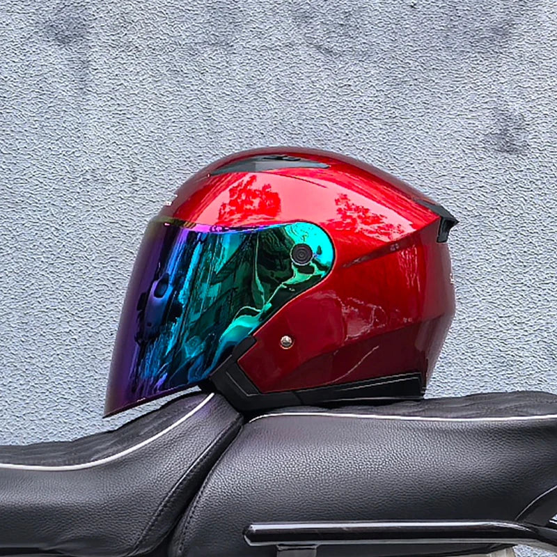 Motorcycle Helmet Male Female Four Seasons capacete para motocicleta cascos para moto Double Lens
