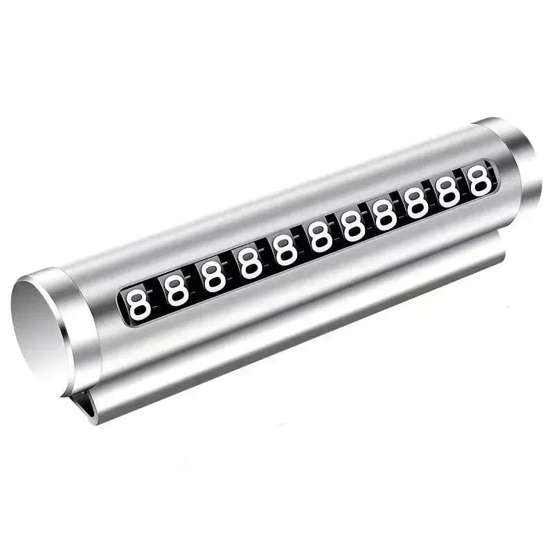 Adjustable Car Temporary Parking Number Plate – Aluminum Alloy - Urbizia