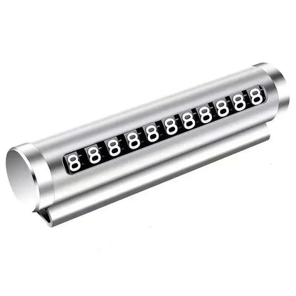 Adjustable Car Temporary Parking Number Plate – Aluminum Alloy - Urbizia
