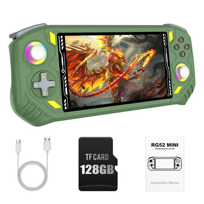 AISLPC RG52 MINI Handheld Game Console 5.5" IPS Screen 2.4G WIFI 22000+Games RK3562 Dual System Portable Handheld Video Player