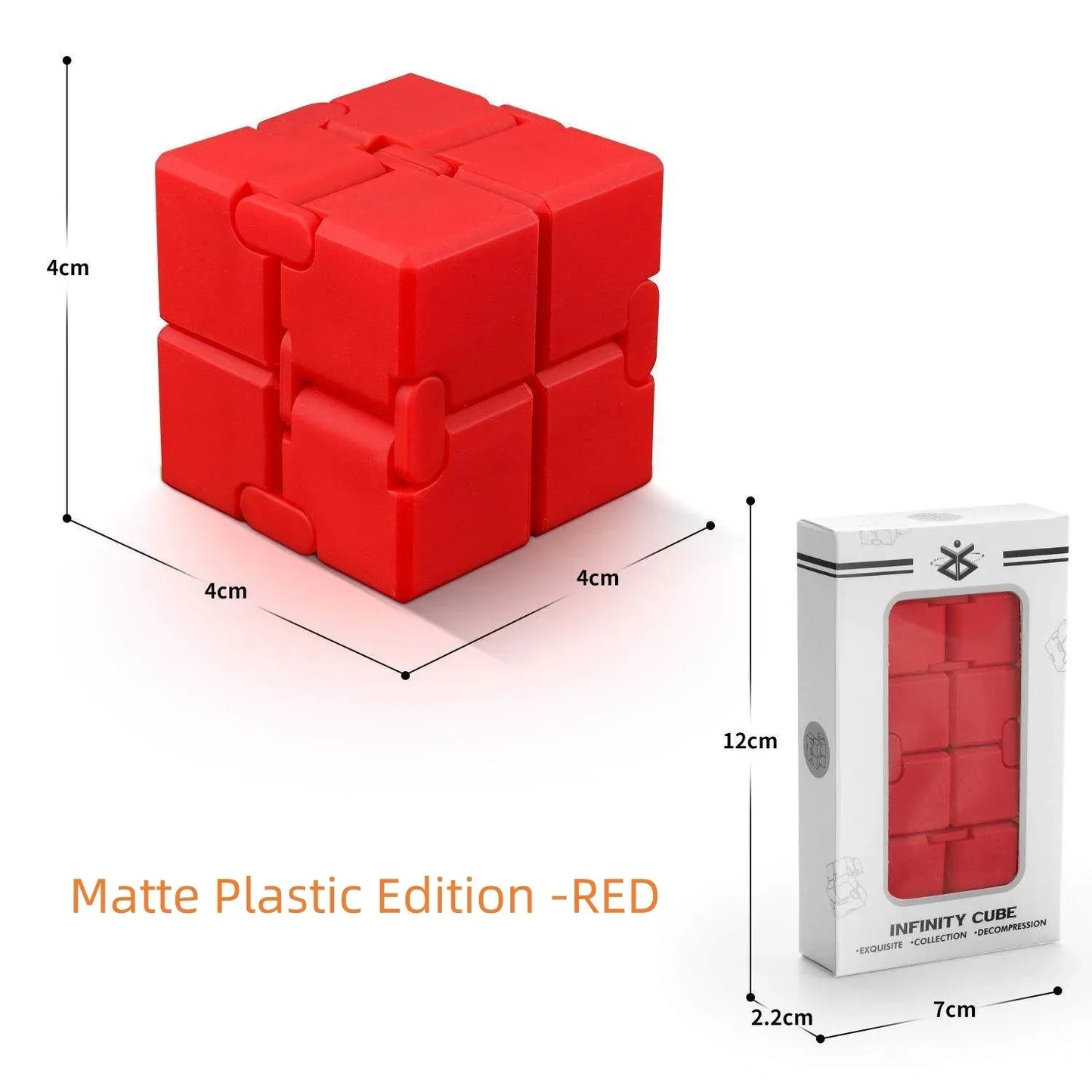 Infinity Cube Fidget Toy for Stress & Focus Relief
