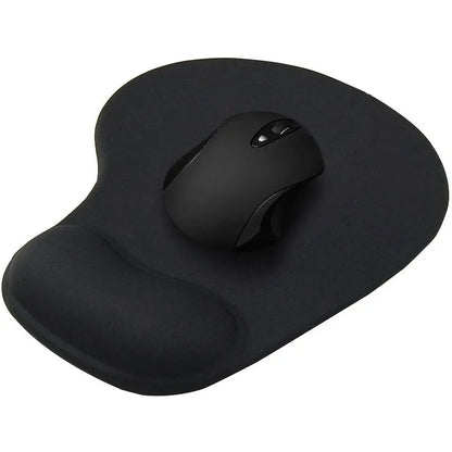 Ergonomic Wrist Rest Mouse Pad with Memory Foam - Non-Slip Gel Support Wrist Pad for Computer PC Laptop, Comfortable Office Desk Mat for Gaming & Work, Pain Relief Wrist Cushion