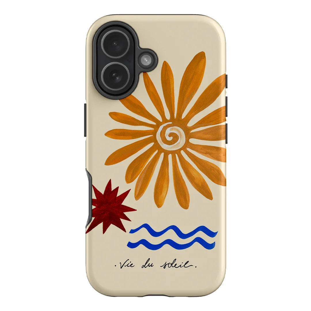 Luxury Clmj Summer Beach Phone Case for iPhone 17 17e 16e 16 15 14 13 12 11 X XS XR Air Pro Max Plus Double-layer Back Cover