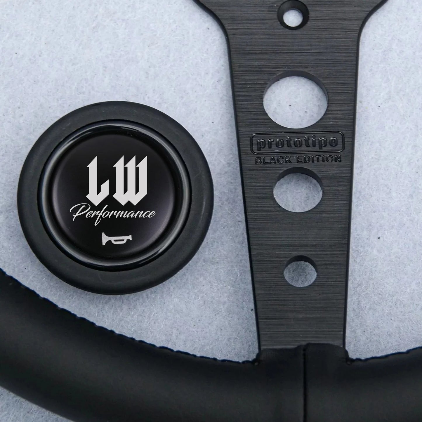 LW BLACK EDITION 14inch/350mm Prototipo Steering Wheel