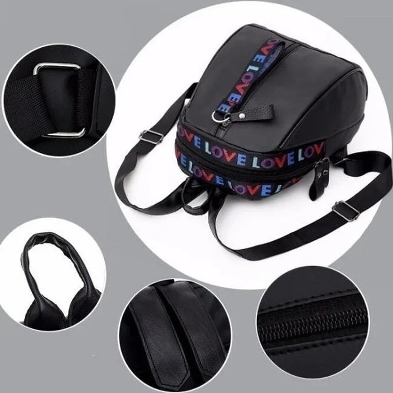 Mini Men's Backpack Fashion Small Black Shoulder School Bag for Man Canvas Designer Waterproof Sports Travel Male Backpacks