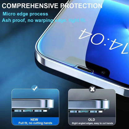 4PCS Tempered Glass for iPhone 18 17 16 16e 15 14 13 12 11 Pro Max Air Screen Protectors for iPhone X XR XS 7 8 12 13 Mini Glass