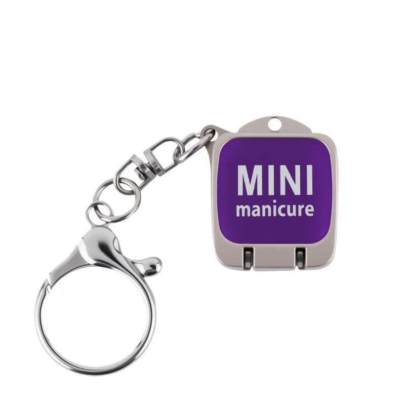 1pc Cute Nail Clippers with Storage Stainless Steel Compact & Portable Nail Trimmer with Blade Angle Durable Manicure Tool