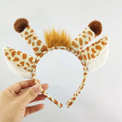 Halloween Giraffe Costume Set – Headband, Tie, Skirt & Gloves for Kids Cosplay & Party