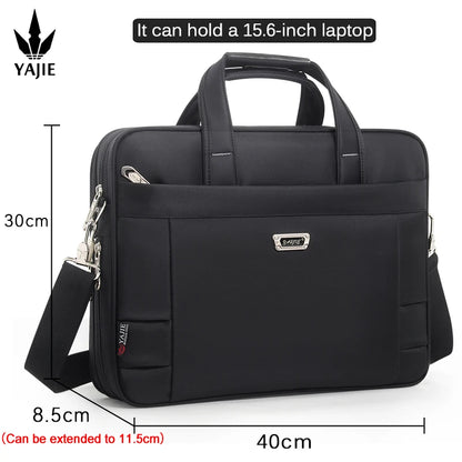 Large Capacity Briefcase Bag Men Business Bag 17 15.6 14 inch Laptop Bag Shoulder Bags Canvas Handbags Messenger Work Tote Bag