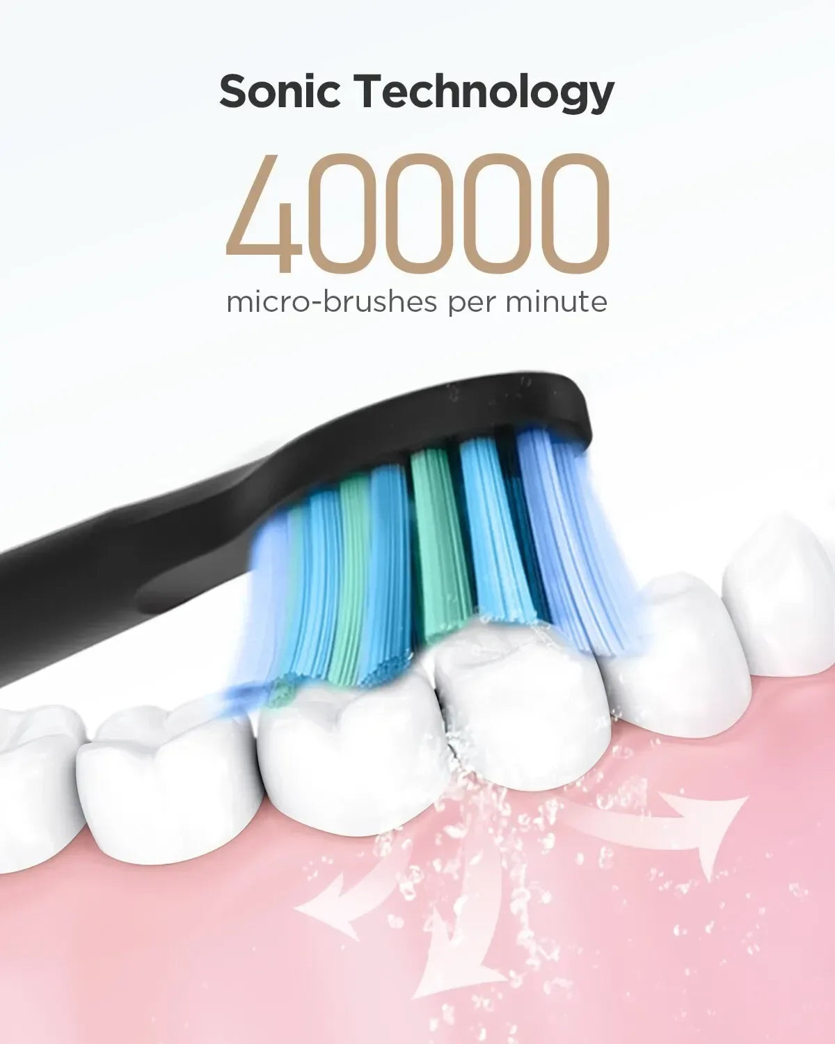 Fairywill Electric Sonic Toothbrush USB Charge FW-507 Rechargeable Waterproof Electronic Tooth Brushes Replacement Heads Adult - Urbizia