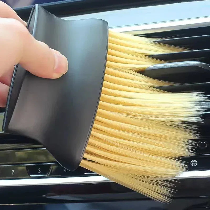 Car Interior Dust Cleaning Brush for Air Vents, Dashboard, Console, Gaps & Tight Spaces - Urbizia