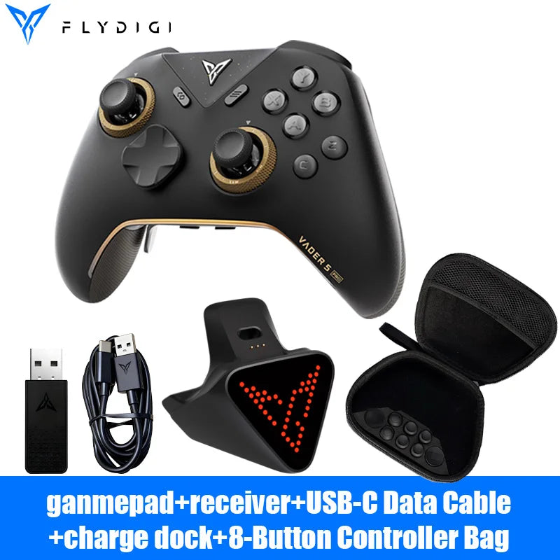 In Stock Flydigi Vader 5 Pro V2 global version Wireless Bluetooth Gamepad Controller Multi-Platform for PC NS2 Mobile Steam