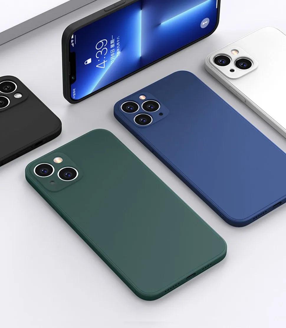 Luxury Liquid Silicone Case for iPhone Full Protection Series