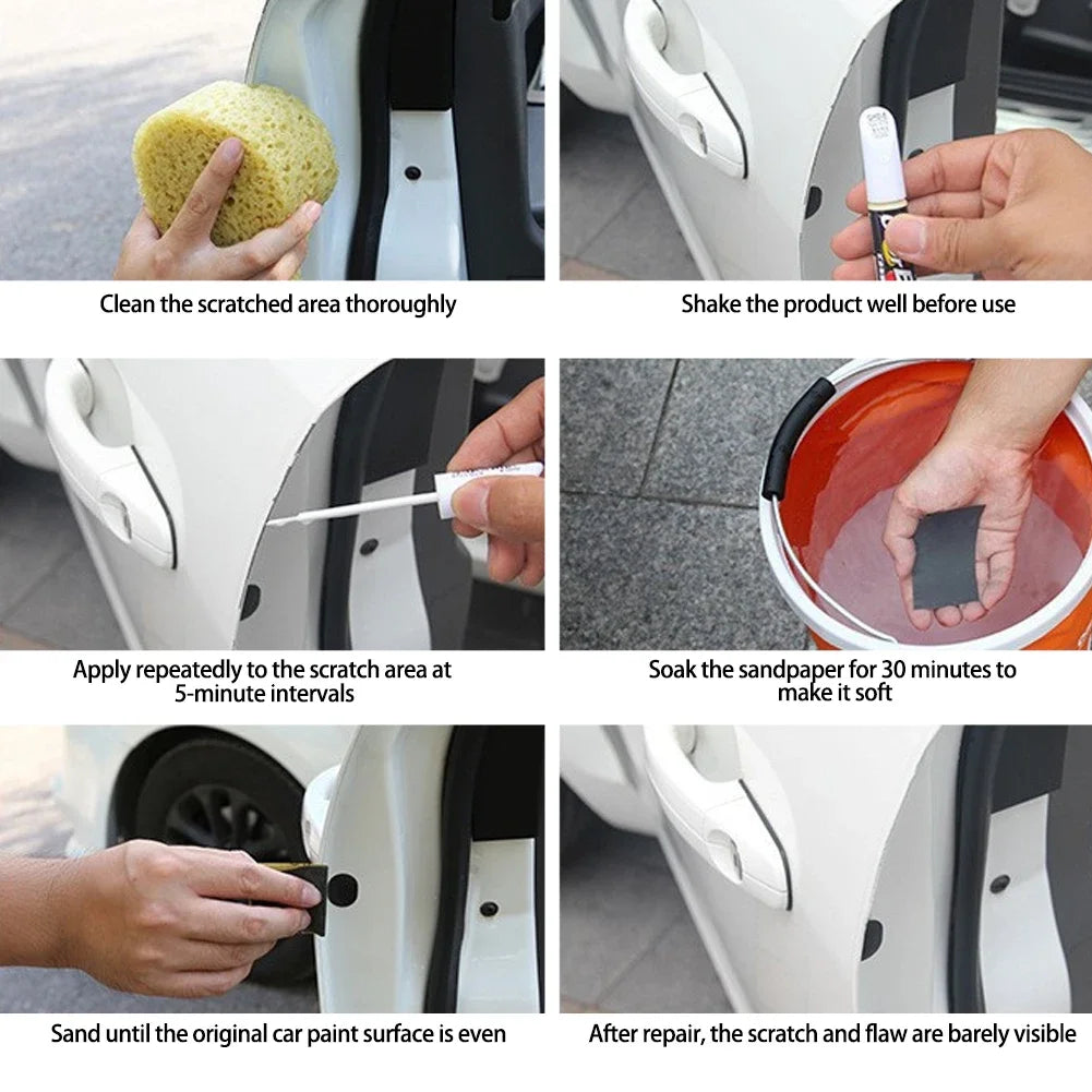 1pc Car Paint Fill Paint Pen Car Repair Scratch Paint Pen Car Special Color Deep Scratch Removal Paint Car Beauty Products