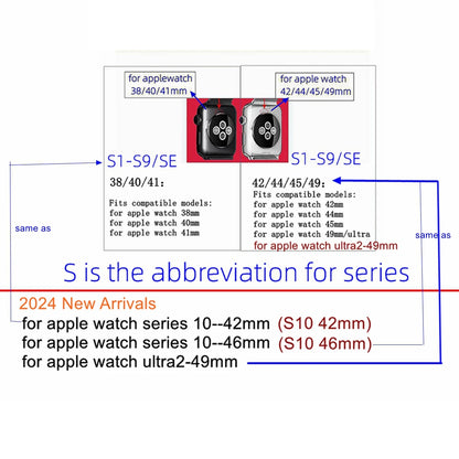 Nylon Loop for Apple Watch Band Series10 49mm46mm45mm44mm42mm 38mm40mm41mm Parachute Style Buckle for Iwatch Ultra2 S10 9 8 7 6