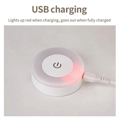 Rechargeable Dimmable LED Night Light – Touch Switch, Magnetic Mount