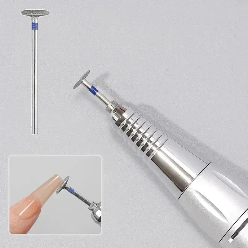 Removal Head Diamond Electric Nail Drill Bit Disc Grinding Burr T Mills Grinder Cuticle Cutter Art Tools Nail Polishing Bits