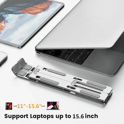 Adjustable Aluminum Laptop Stand Foldable Non-Slip Holder