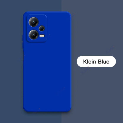 Luxury Double Liner Phone Case for Xiaomi POCO X5 Pro 5G Square Liquid Silicone Back Cover POCOX5 X5Pro 360 Soft Shockproof Bags