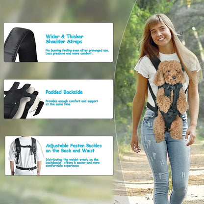 Pet Dog Carrier Bag Breathable Backpack For Dogs Cats Out Double Shoulder Portable Travel Backpack Outdoor Dog Cat Carrier Bag - Urbizia