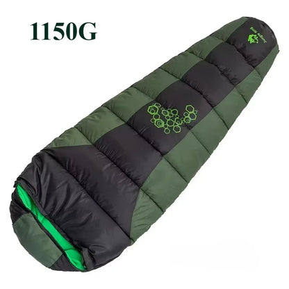 Jungle King CY0901 Thickening Fill Four Holes Cotton Sleeping Bags Fit for Winter Thermal 4 Kinds of Thickness Camping Travel