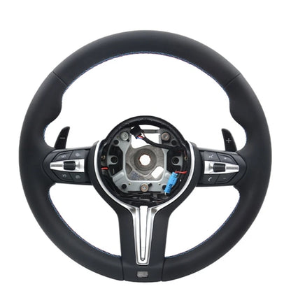 Leather Steering Wheel For BMW F20 F21 F22 F23 F32 F06 F12 F01 F02 F30 F31 F34 F10 F11 F07 1 3 5 7 Series Parts Racing Wheel