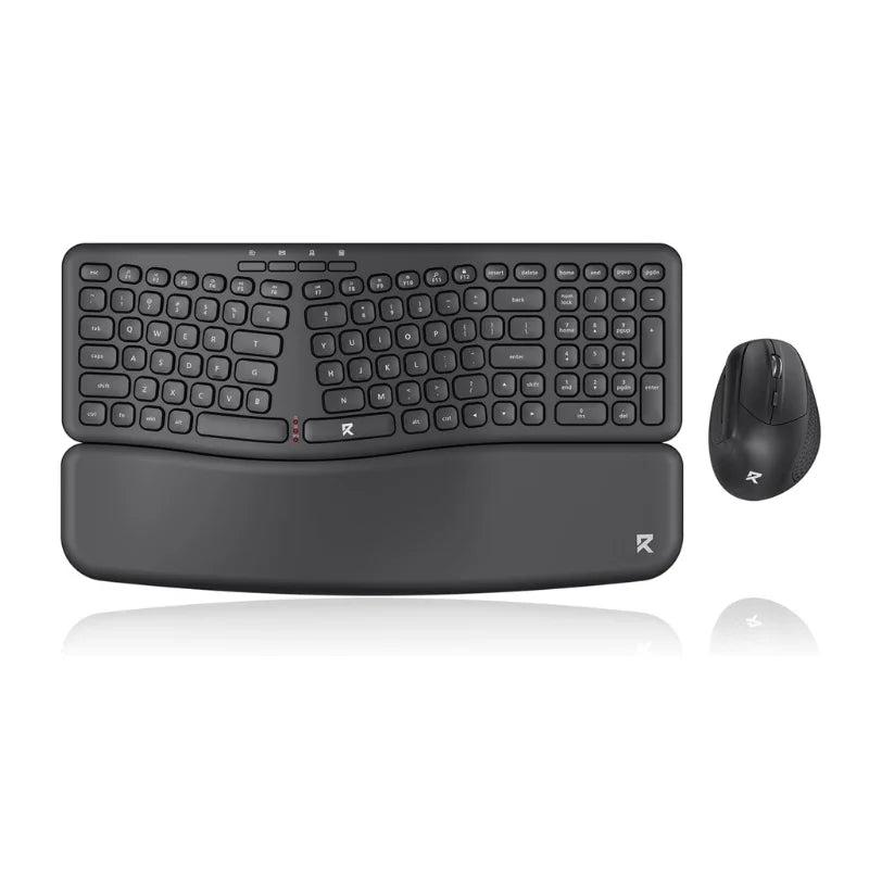 Redragon BS7162 Wireless Keyboard and Mouse Combo, 108 Keys 2.4Ghz Wireless Low-Profile Membrane Keyboard