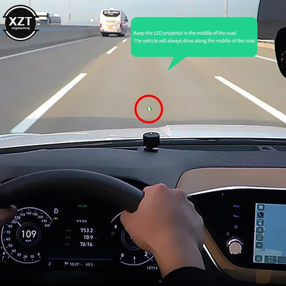 Car Lane Departure Warning Assist System LED Projection Light Anti-collision Car Safety Driving Universal for Cars SUV Truck - Urbizia