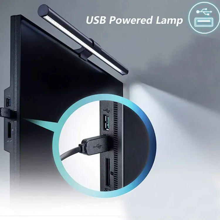 30CM CCT LED Computer Screen Hanging Light Bar Atmosphere Lamp for Work Study Read Gaming Dimming Lighting Monitor Light Bar - Urbizia
