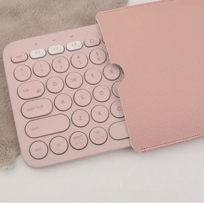 PU Leather Keyboard Case Wireless Keyboard Storage Bag For Logitech K380 Keyboard Dust Cover