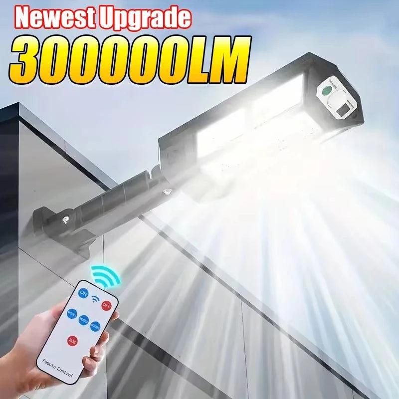 30000LM Solar LED Lights Outdoor Solar Lights Of Motion Sensor 3 Modes Waterproof IP65 Solar Garden Light Street Yard Lantern