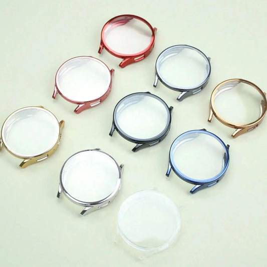 Case for Samsung Galaxy Watch 4 5 6 7 40mm 44mm Protector Cover Coverage Silicone TPU Bumper Screen Protection Full Accessories