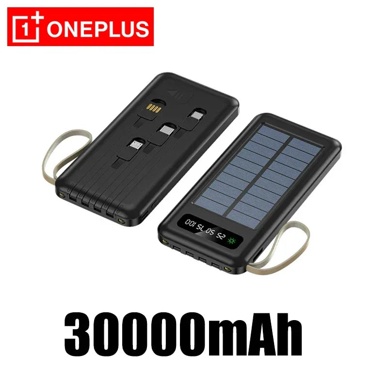 Solar Power Bank 50000mAh Fast Charging Portable Battery