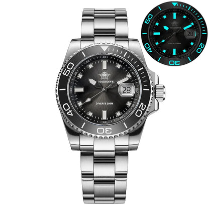 ADDIESDIVE Men's Watch Quartz Stainless Steel Diving Watch 200M Super Luminous Luxury Watch Reloj Hombre NEW Watch Reloj Hombre