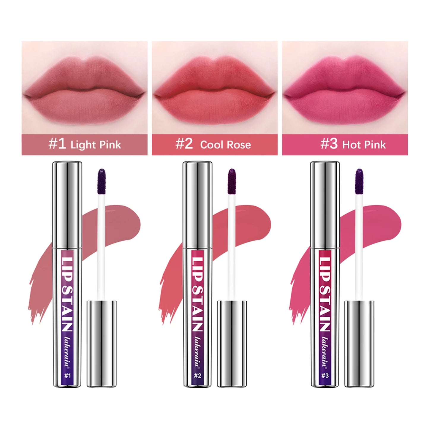 Peel-Off Lip Stain – 3 Long-Lasting Waterproof Shades