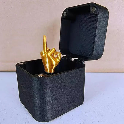 Interesting Prank Gift Middle Finger In Box Box Funny Creative Gifts Office Desk Decoration Home Decoration Gifts For Guests