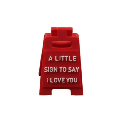 3D Printed Mini "I Love You" Sign - Plastic Desktop Decoration Suitable for Valentine's Day Gift, Wedding